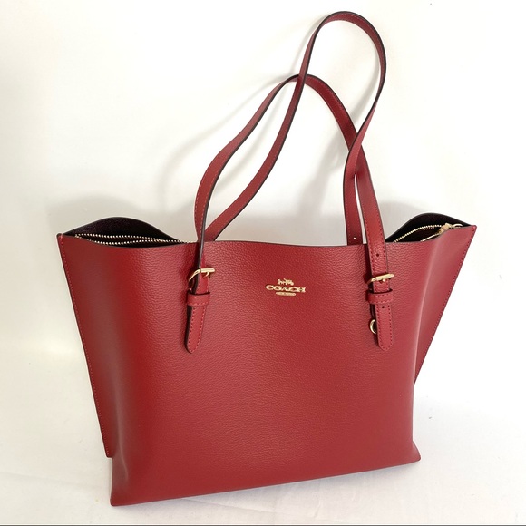 Coach Handbags - Like New Coach Millie Red Tote Bag